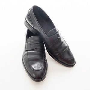 Ermenegildo Zegna Men's Loafers Black 8 Leather